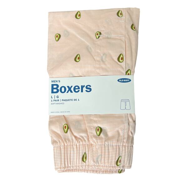 Old Navy Boxers Underwear Size Large NWT Pink Avocado - Picture 3 of 6